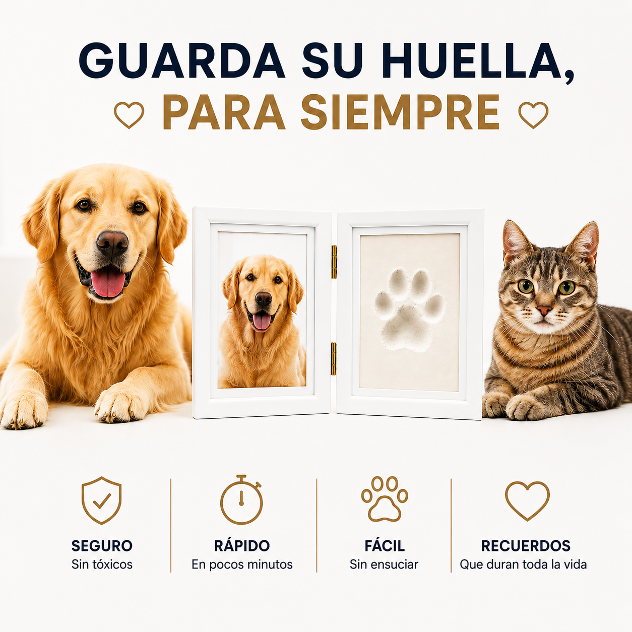 Kit Recuerdo de Huella para Mascotas