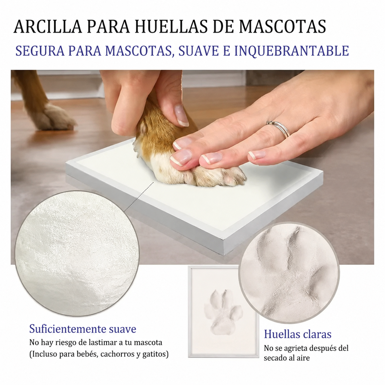 Kit Recuerdo de Huella para Mascotas